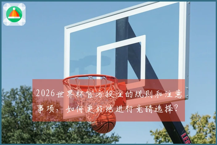 2026世界杯官方投注的规则和注意事项，如何更好地进行竞猜选择？