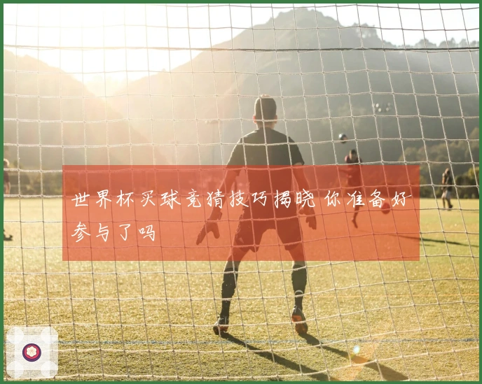 世界杯买球竞猜技巧揭晓 你准备好参与了吗